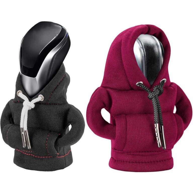 Gear Shift Hoodie Cover, Universal Shift Knob Hoodie, Mini Hoodie for Car Shifter, Automotive Interior Cute Gadgets, Car Accessories and Decorations