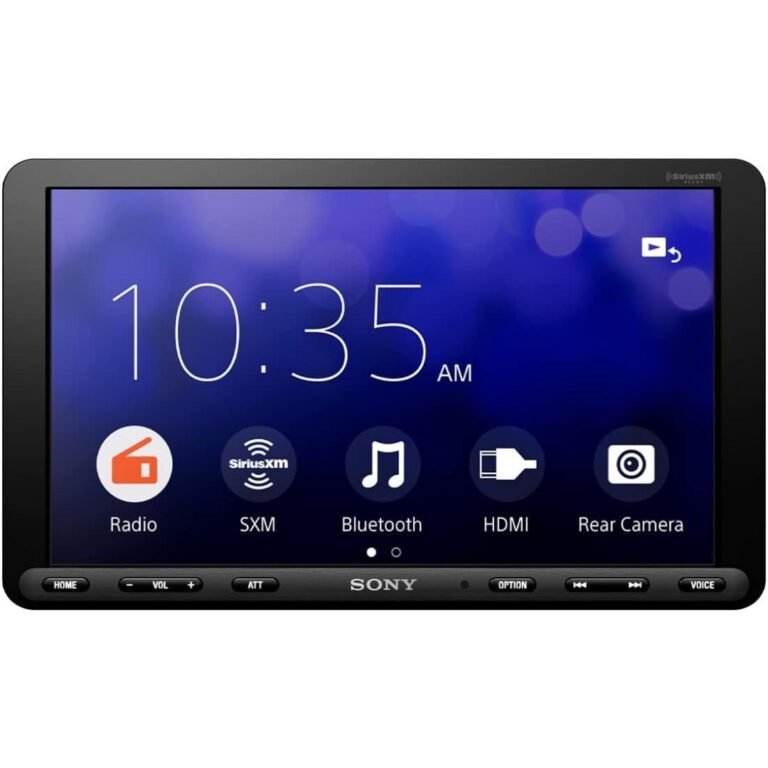 Sony XAV-AX8100 9-inch Floating Multi Media Receiver with Apple Carplay Android Auto and HDMI Video Input Media Player Upgrade For Older Cars