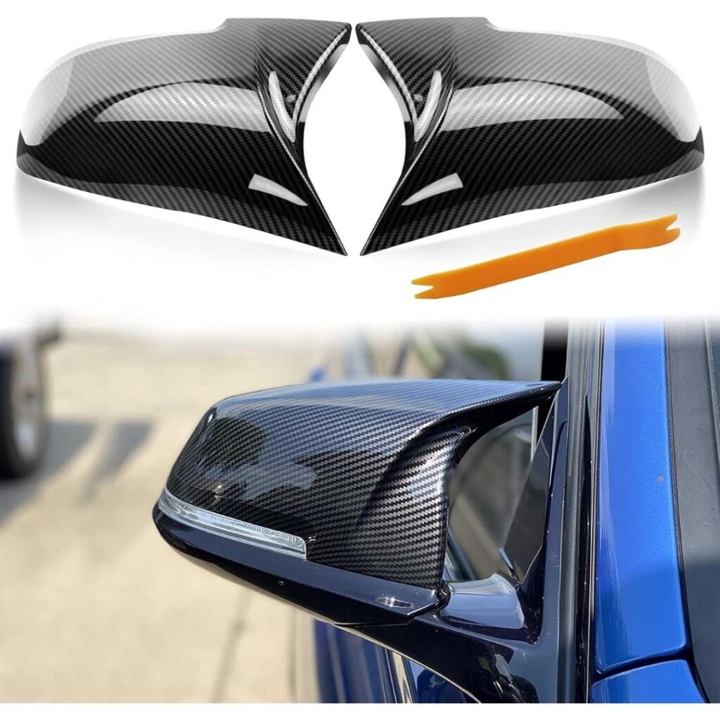 BMW F30 Carbon Fiber Mirror Cap Replacement