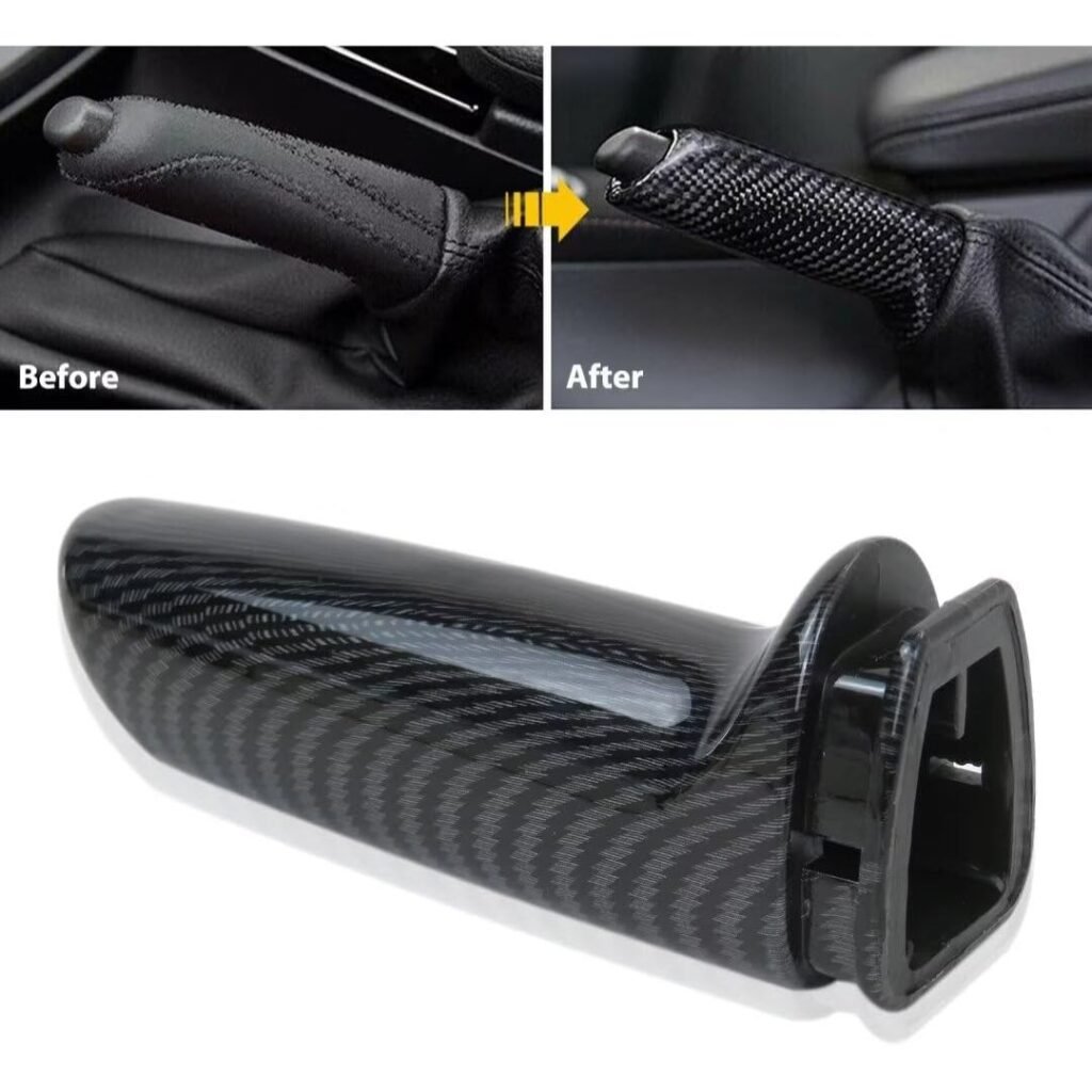 BMW Handbrake Handle Carbon Fiber Look Cover