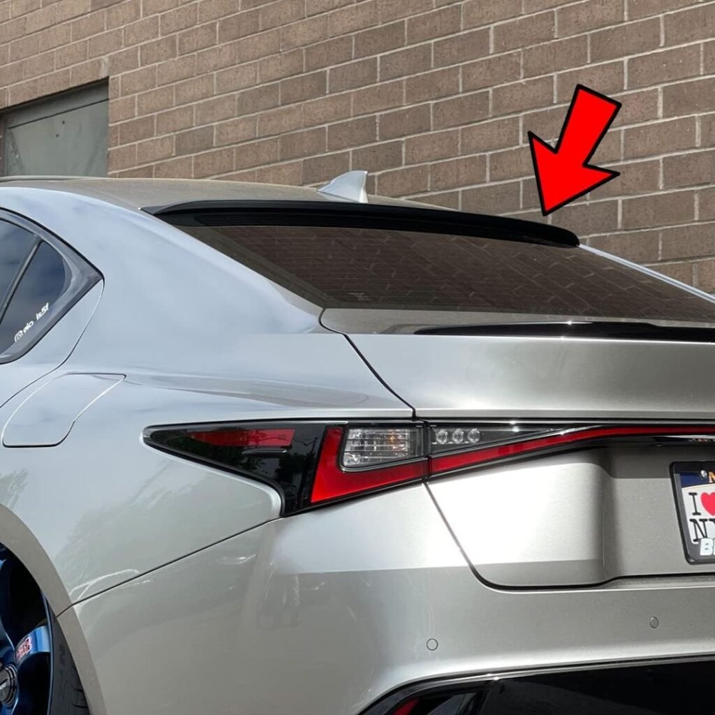 Lexus 4IS Rear Window Roof Spoiler