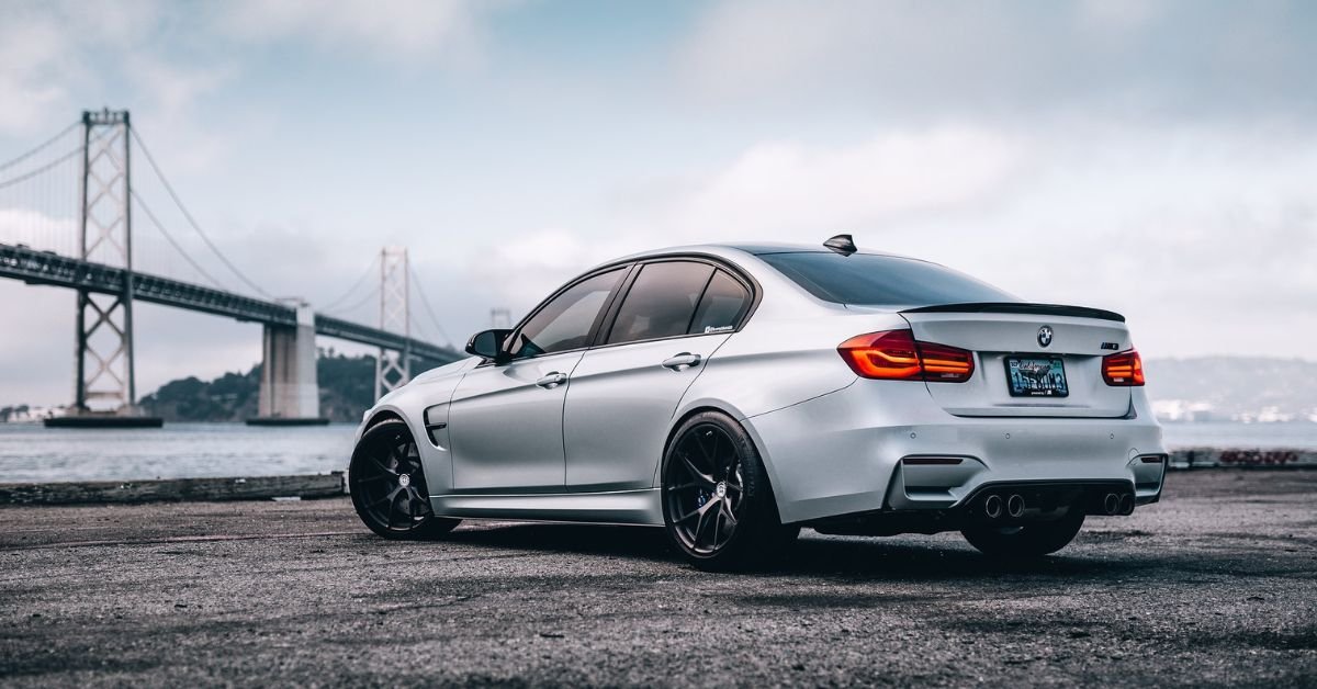 Silver BMW M3 F80 In California