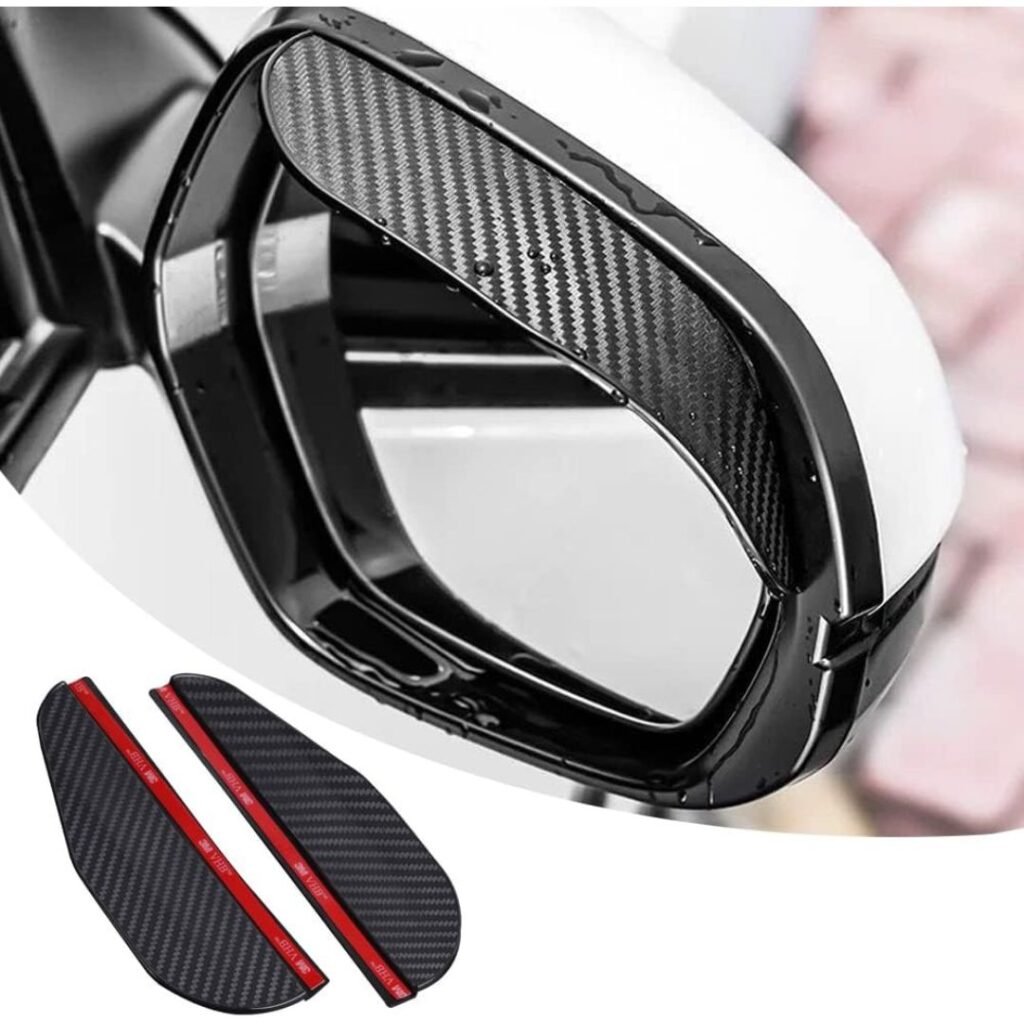 Camaro Side Mirror Rain Visor Eyebrow - Carbon Fiber Mod