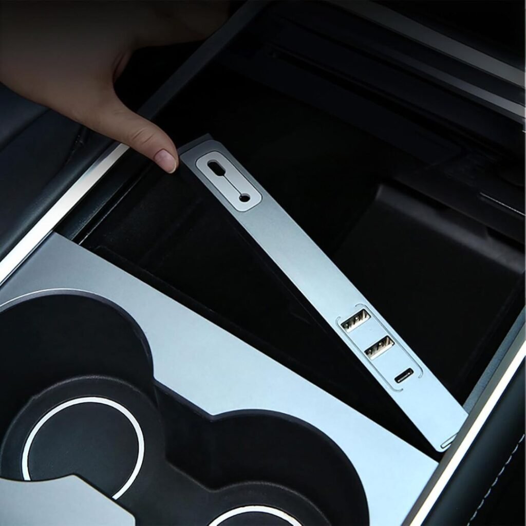 Fast Charging Car USB Hub Charger for Tesla Model Y