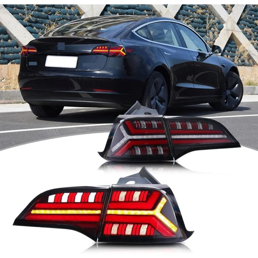 Tesla Model 3 Aftermarket Accessories LED Tail Lights