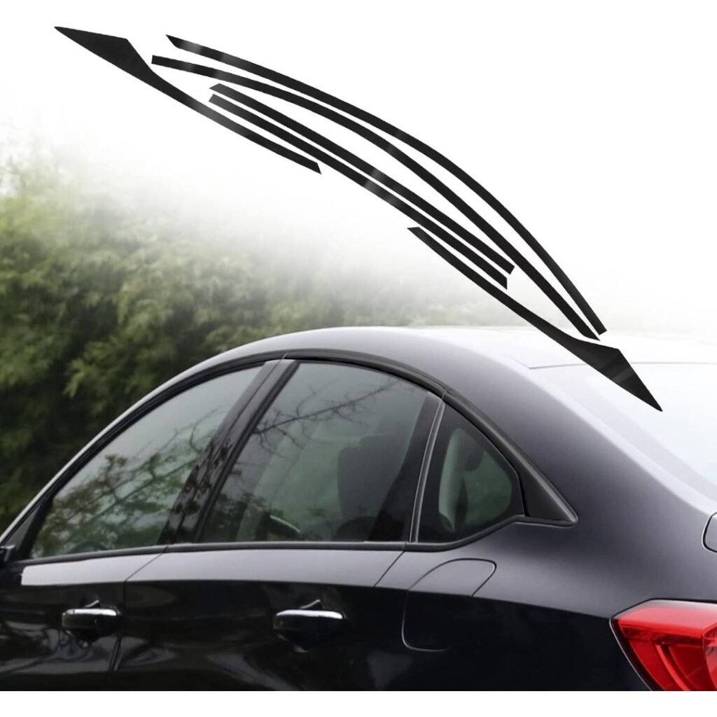 Honda Accord Chrome Delete - Pre-Cut Window Edge Vinly Wrap