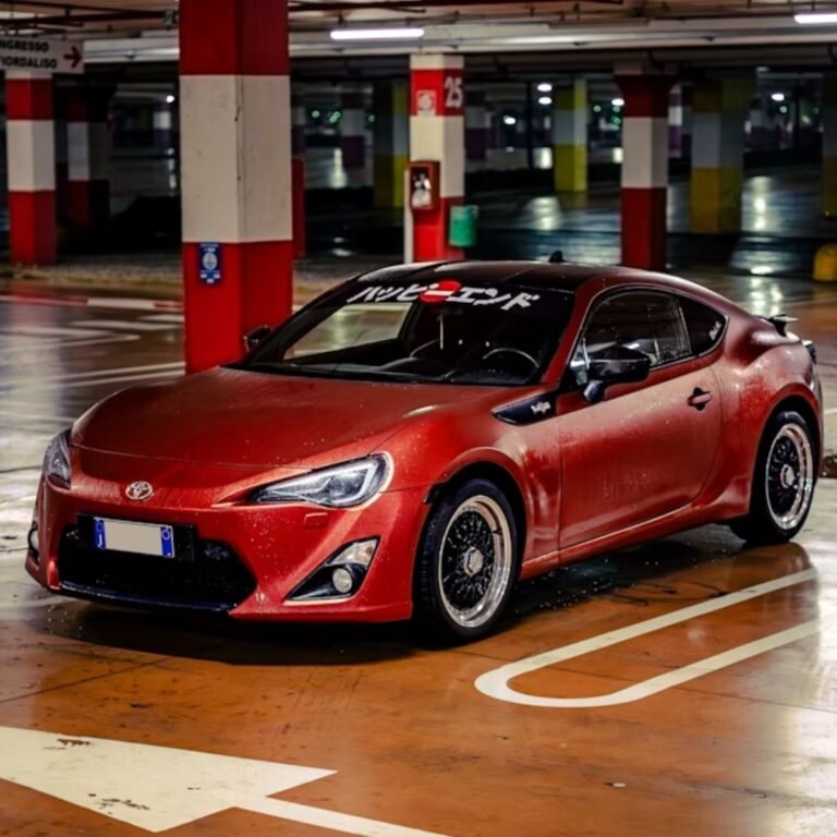 Orange Toyota GT86
