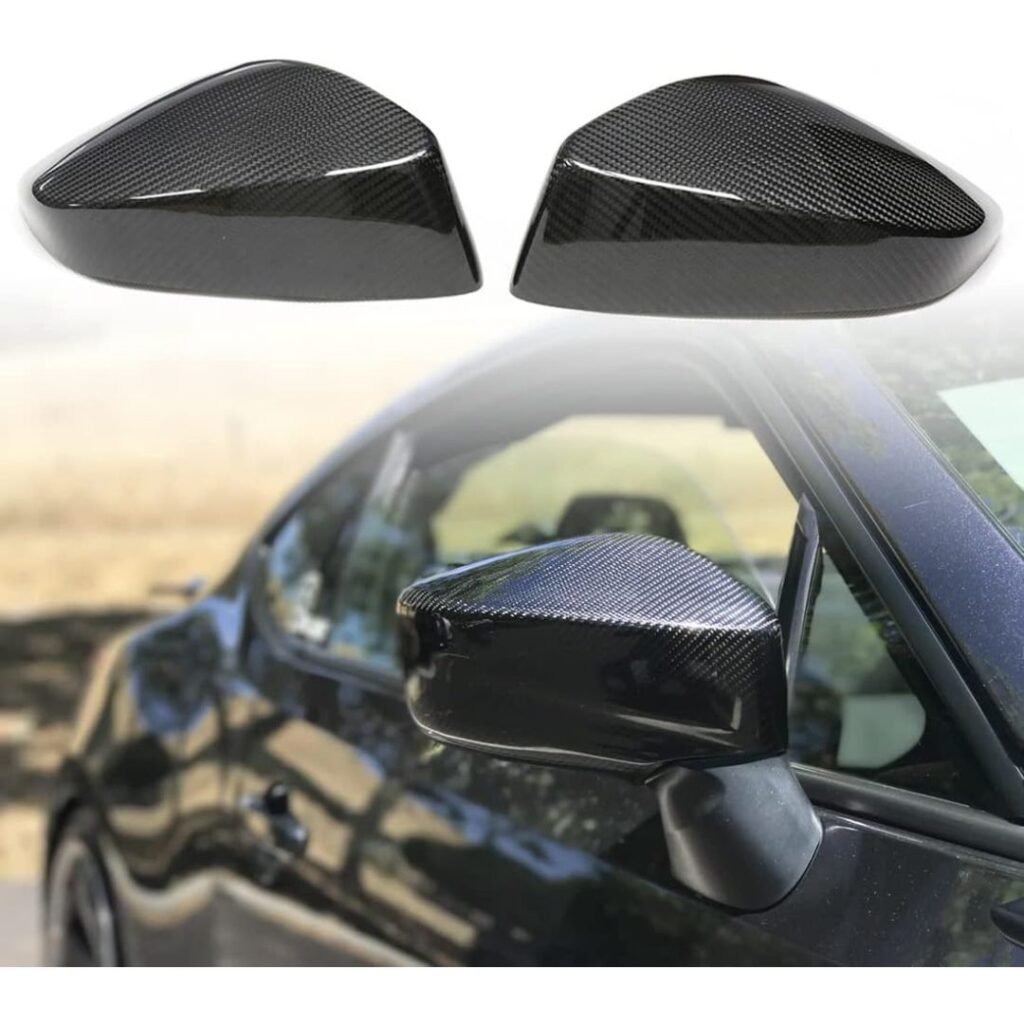 Real Carbon Fiber Side Mirror Caps Direct Fit