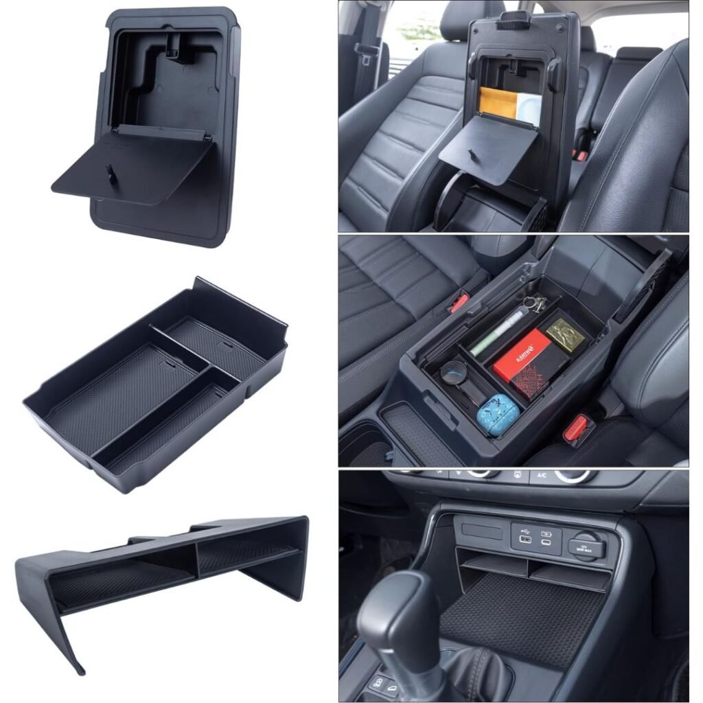 3-Piece Center Console Organizer Set for Honda CR-V & CR-V Hybrid