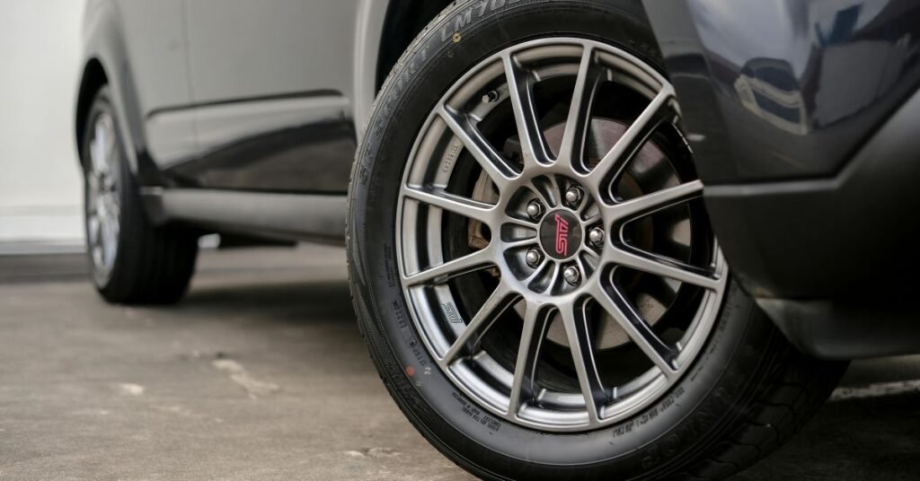 Wheel of subaru forester