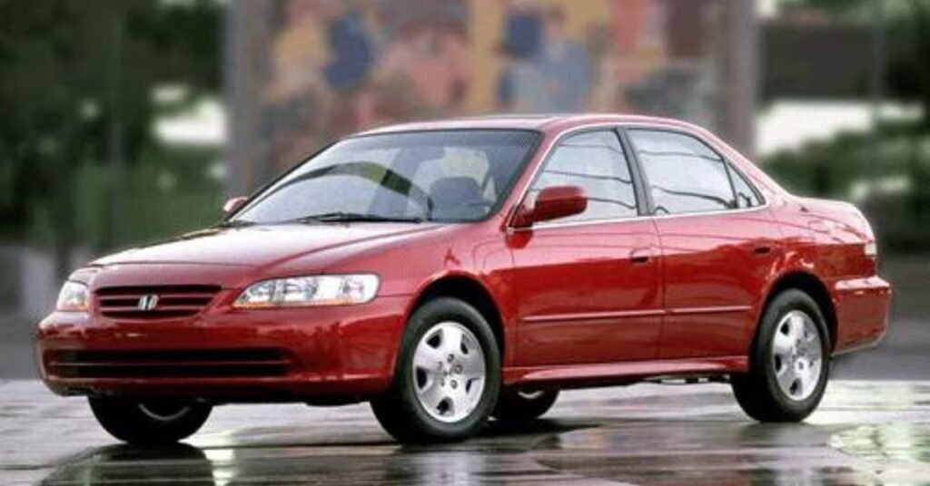 red honda accord 2002